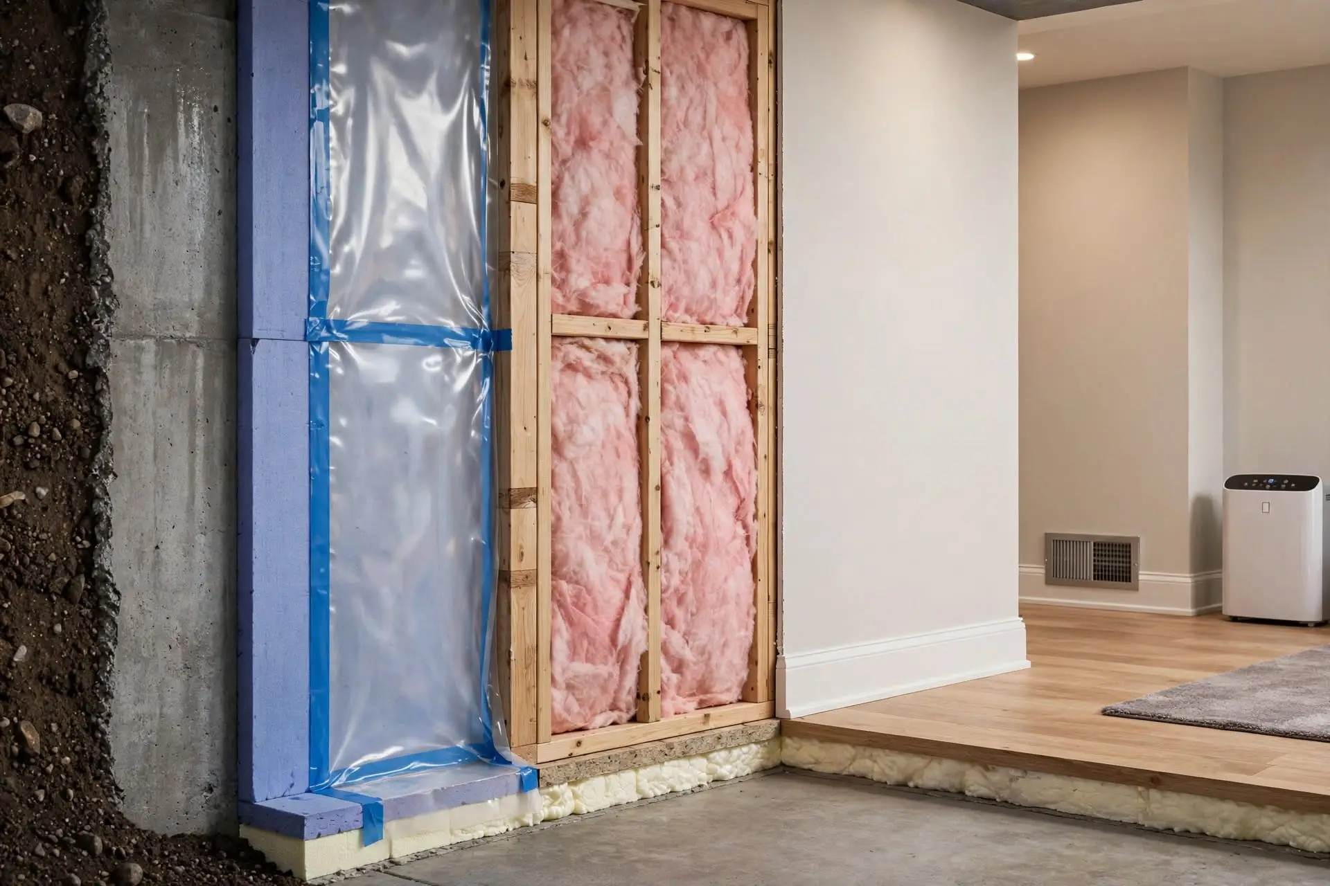 Insulation Systems Engineered for Illinois Basements